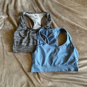 Shadow Sport Set of 2 Sports Bras Gray and Blue
